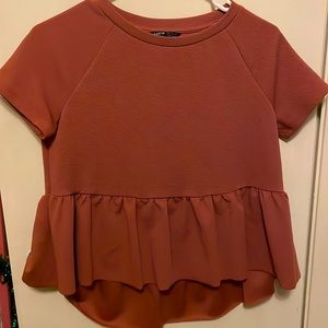 Blouse darker pink size small the brand is SHEIN